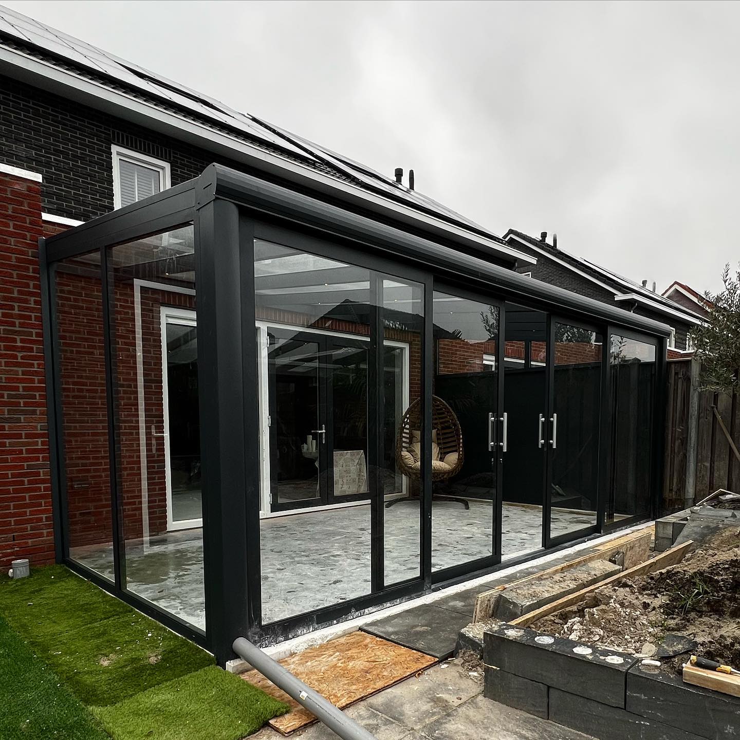 Veranda met zijwanden